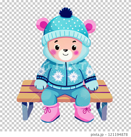 Cute baby winter clothes woolen hat Cute baby winter clothes woolen hat 121194878