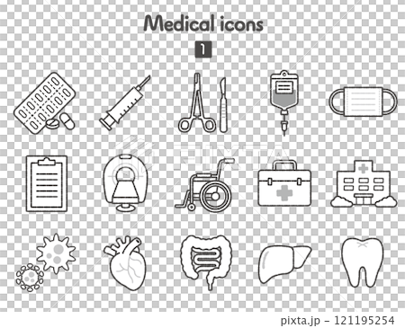 Medical icon collection 2 121195254