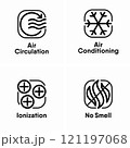 Air Circulation Air Conditioning Ionization No Smell information signs 121197068