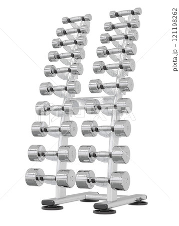 Gym Dumbbell rack, a stand for weightlifting gym equipment Gym Dumbbell rack, a stand for weightlifting gym equipment 121198262