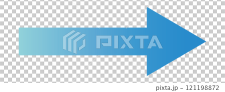 Illustration material of a right-pointing arrow in business blue gradient Illustration material of a right-pointing arrow in business blue gradient 121198872