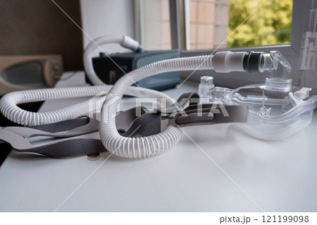 Advanced Respiratory Equipment with CPAP Machine and Mask Advanced Respiratory Equipment with CPAP Machine and Mask 121199098