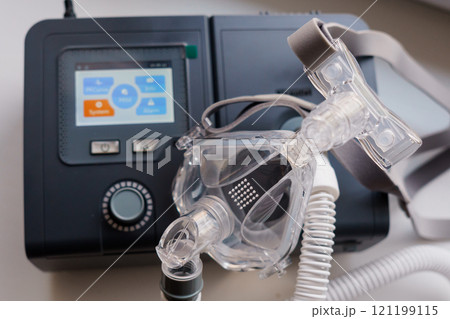 Advanced CPAP Machine with Clear Mask Ready for Sleep Therapy Advanced CPAP Machine with Clear Mask Ready for Sleep Therapy 121199115