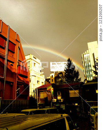 A rainbow over Kabuki-cho. A rainbow over Kabuki-cho. 121200207