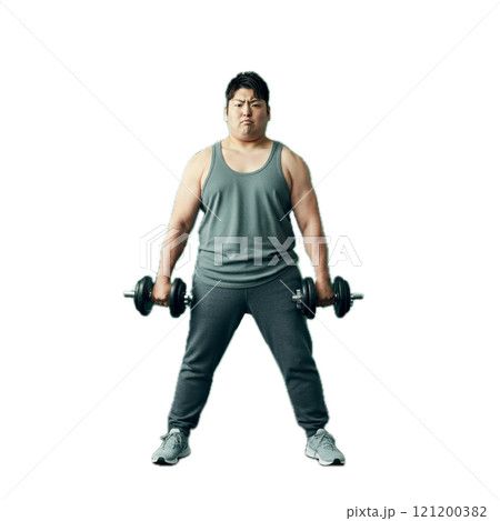 運動している男性 121200382