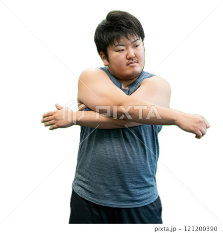 運動している男性 121200390