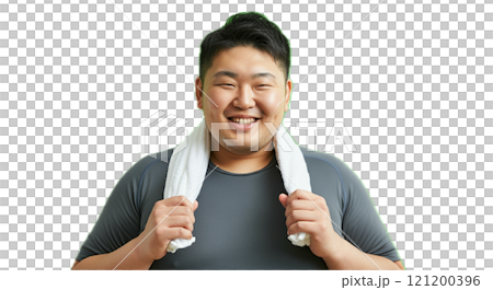 Man exercising Man exercising 121200396