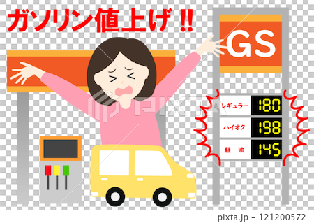 Woman gives up over rising gasoline prices 121200572