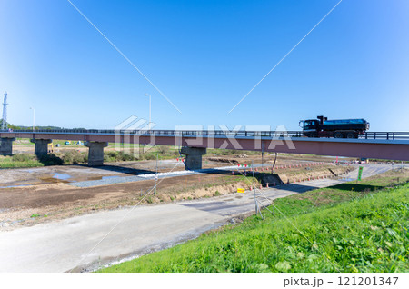 河川工事の風景 121201347