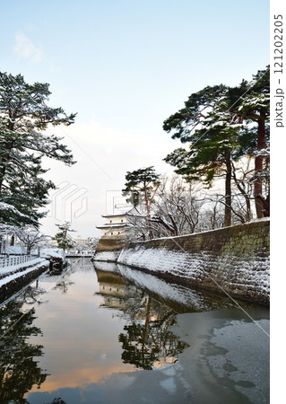 冬の新発田城跡（新潟県） 121202205