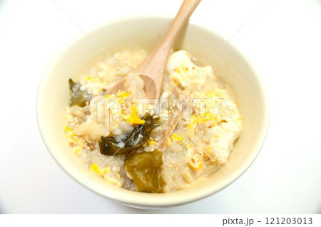 豚肉とわかめの玉子おじや　雑炊　お粥　おかゆ 121203013