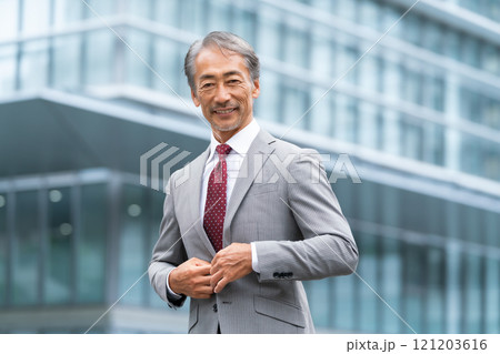 ビジネス シニア男性 ポートレート ビジネス シニア男性 ポートレート 121203616