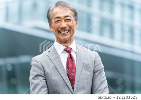 ビジネス シニア男性 ポートレート ビジネス シニア男性 ポートレート 121203625