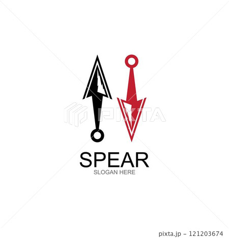 Spear logo vector Spear logo vector 121203674