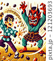 レトロな節分 121203693