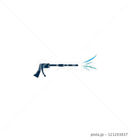 Pressure washing logo template. 121203837