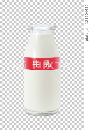 牛奶瓶插畫牛奶現實 121204430