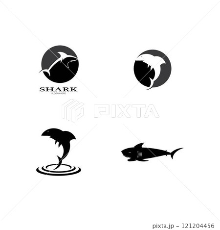 Shark Logo vector Template Shark Logo vector Template 121204456