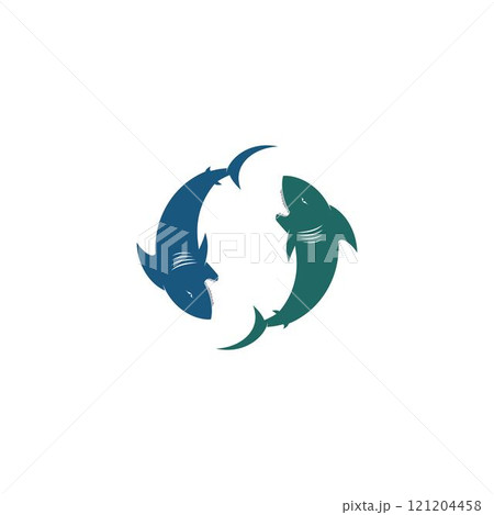 Shark Logo vector Template Shark Logo vector Template 121204458