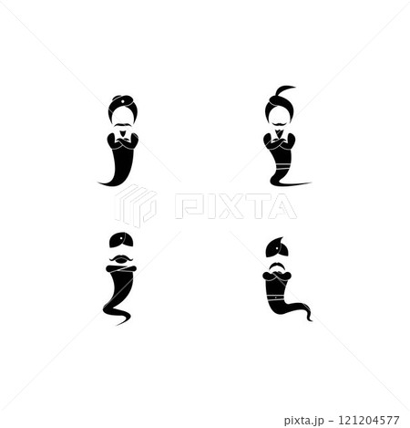 Genie logo vector Genie logo vector 121204577