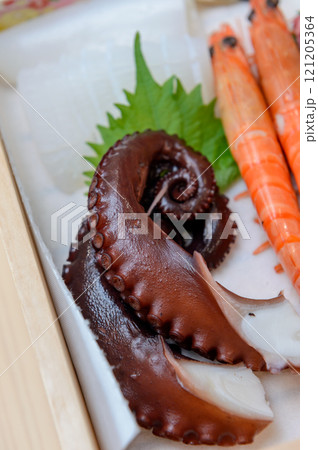 たこ、蛸、タコ、寿司ネタ、魚介類 121205364