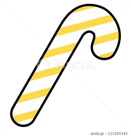 Yellow christmas candy 121205385