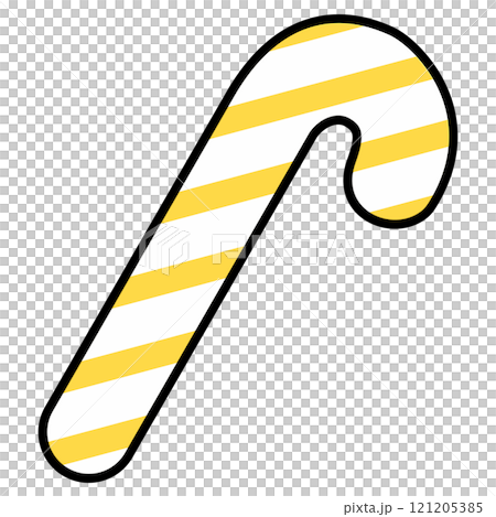 Yellow christmas candy 121205385