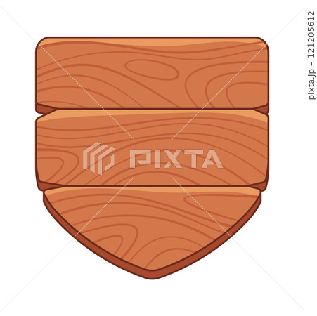 Downward arrow pointer wooden planks Downward arrow pointer wooden planks 121205612
