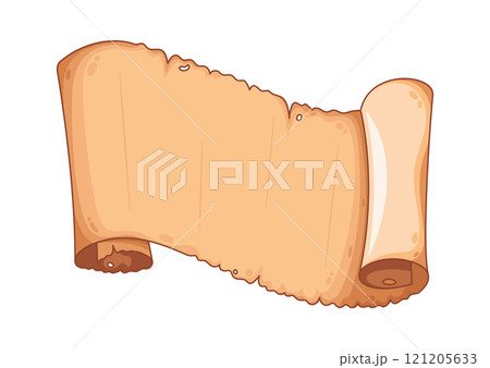 Antique blank manuscript paper scroll Antique blank manuscript paper scroll 121205633