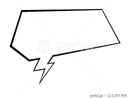 Comics book template. Speech bubble elements in cartoon design, isolated on white background. Vector illustration Comics book template. Speech bubble elements in cartoon design, isolated on white background. Vector illustration 121205769