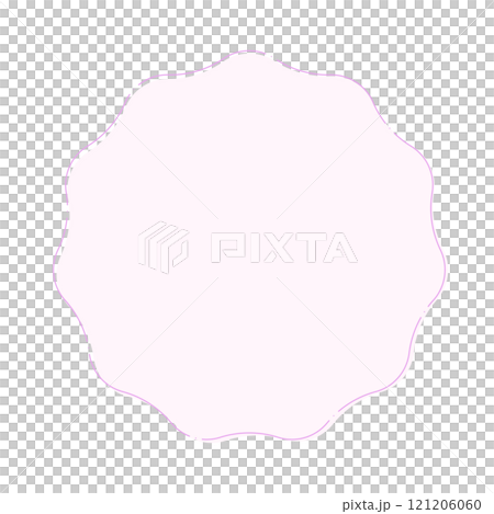 シンプルで華やかな細い線の抽象的な形 - フレームやPOPなどの薄い紫色のかわいい装飾素材 シンプルで華やかな細い線の抽象的な形 - フレームやPOPなどの薄い紫色のかわいい装飾素材 121206060