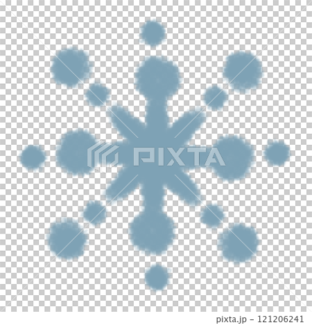 雪の結晶、綺麗でかわいいイラスト。 121206241