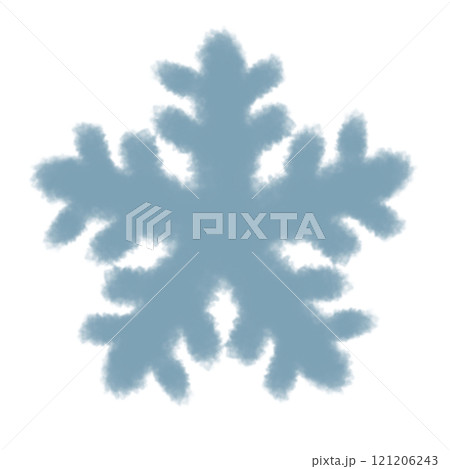 雪の結晶、綺麗でかわいいイラスト。 121206243
