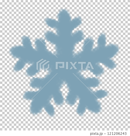 雪の結晶、綺麗でかわいいイラスト。 121206243