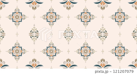 Motifs African boho paisley Floral Ikat pattern embroidery damask. Ethnic ikat floral Ethnic Indian Pattern Ikat pattern Ethnic Pattern.Damask indian floral Aztec embroidery border seamless patterns. 121207079