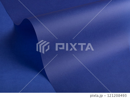 Elegant royal blue tracing paper background with a matte finish and subtle gradient. Translucent 121208493