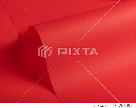 Elegant scarlet red paper background with a fine texture and subtle gradient. Featuring soft waves Elegant scarlet red paper background with a fine texture and subtle gradient. Featuring soft waves 121208499