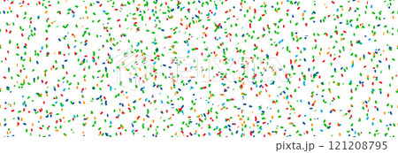 A festival pattern of confetti. 121208795