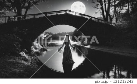 橋と少女 121212242