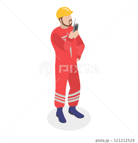 3D Isometric Flat Vector Set of Maritime Professions, Seacrew Characters. Item 5 3D Isometric Flat Vector Set of Maritime Professions, Seacrew Characters. Item 5 121212528
