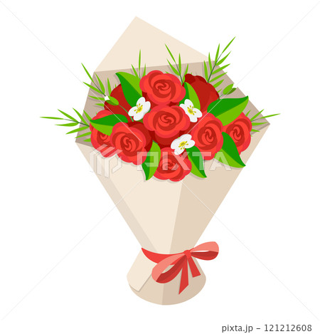 3D Isometric Flat Vector Set of Flower Bouquets, Floral Decoration. Item 2 3D Isometric Flat Vector Set of Flower Bouquets, Floral Decoration. Item 2 121212608