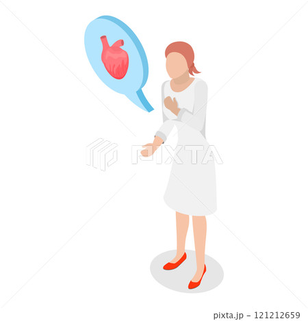 3D Isometric Flat Vector Illustration of Chemotherapy, Drugs and Treatment. Item 1 121212659