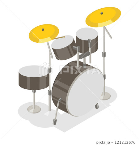 3D Isometric Flat Vector Illustration of Musical Instruments Collection, Classic and Modern, for Amateurs and Professionals. Item 5 3D Isometric Flat Vector Illustration of Musical Instruments Collection, Classic and Modern, for Amateurs and Professionals. Item 5 121212676