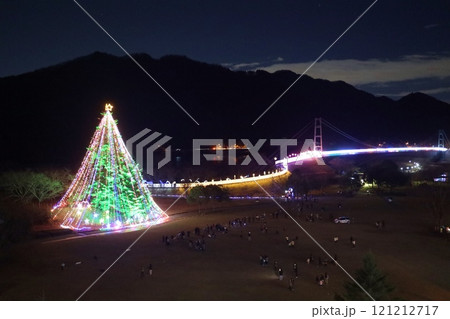 宮ケ瀬湖ジャンボクリスマスツリー 121212717