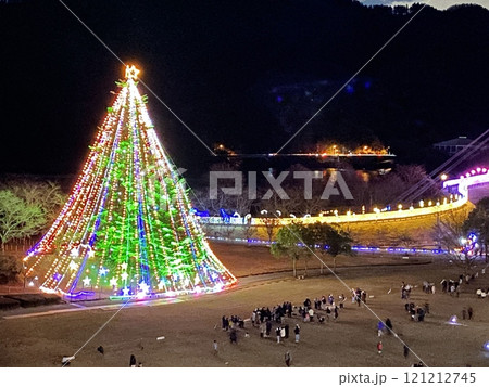 宮ケ瀬湖ジャンボクリスマスツリー 121212745