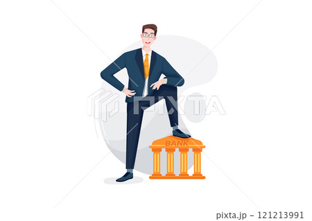 Business Activities Illustration concept. Flat illustration isolated on white background Business Activities Illustration concept. Flat illustration isolated on white background 121213991