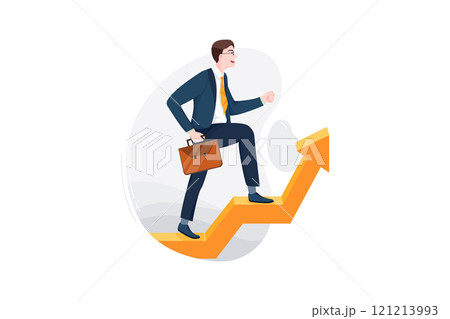 Business Activities Illustration concept. Flat illustration isolated on white background Business Activities Illustration concept. Flat illustration isolated on white background 121213993