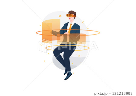 Business Activities Illustration concept. Flat illustration isolated on white background Business Activities Illustration concept. Flat illustration isolated on white background 121213995