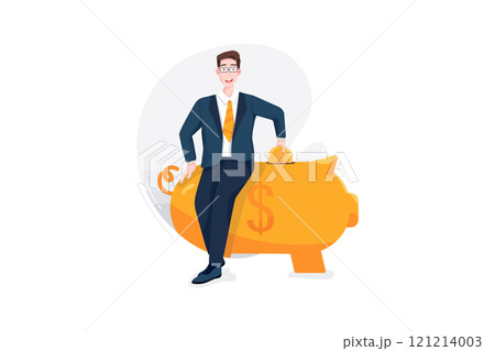 Business Activities Illustration concept. Flat illustration isolated on white background Business Activities Illustration concept. Flat illustration isolated on white background 121214003