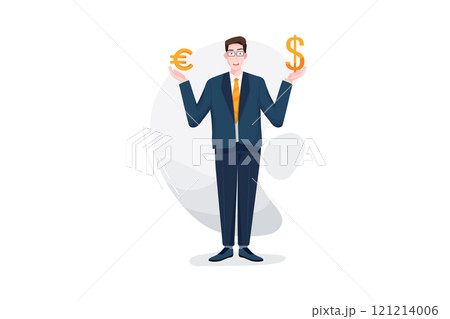 Business Activities Illustration concept. Flat illustration isolated on white background Business Activities Illustration concept. Flat illustration isolated on white background 121214006